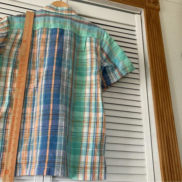 Tommy Bahama mens short sleeve shirt cabana daiquiri 55% silk 45% linen - Picture 7 of 14